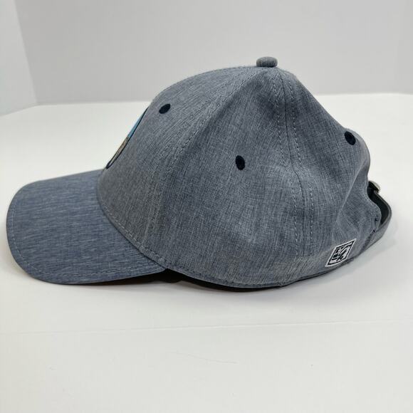 The Game Steamboat Springs Patch Baseball Cap Gray Adjustable Back Strap - Picture 4 of 14